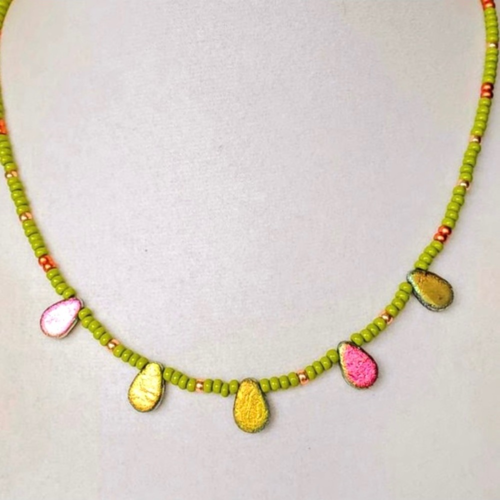Fairy Tears Beaded Necklace - Picture 3 of 7